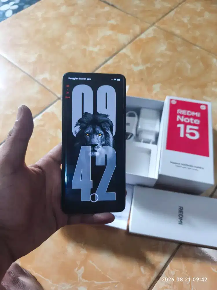 SECOND LIKE NEW REDMI NOTE 15 RAM 6+6/128