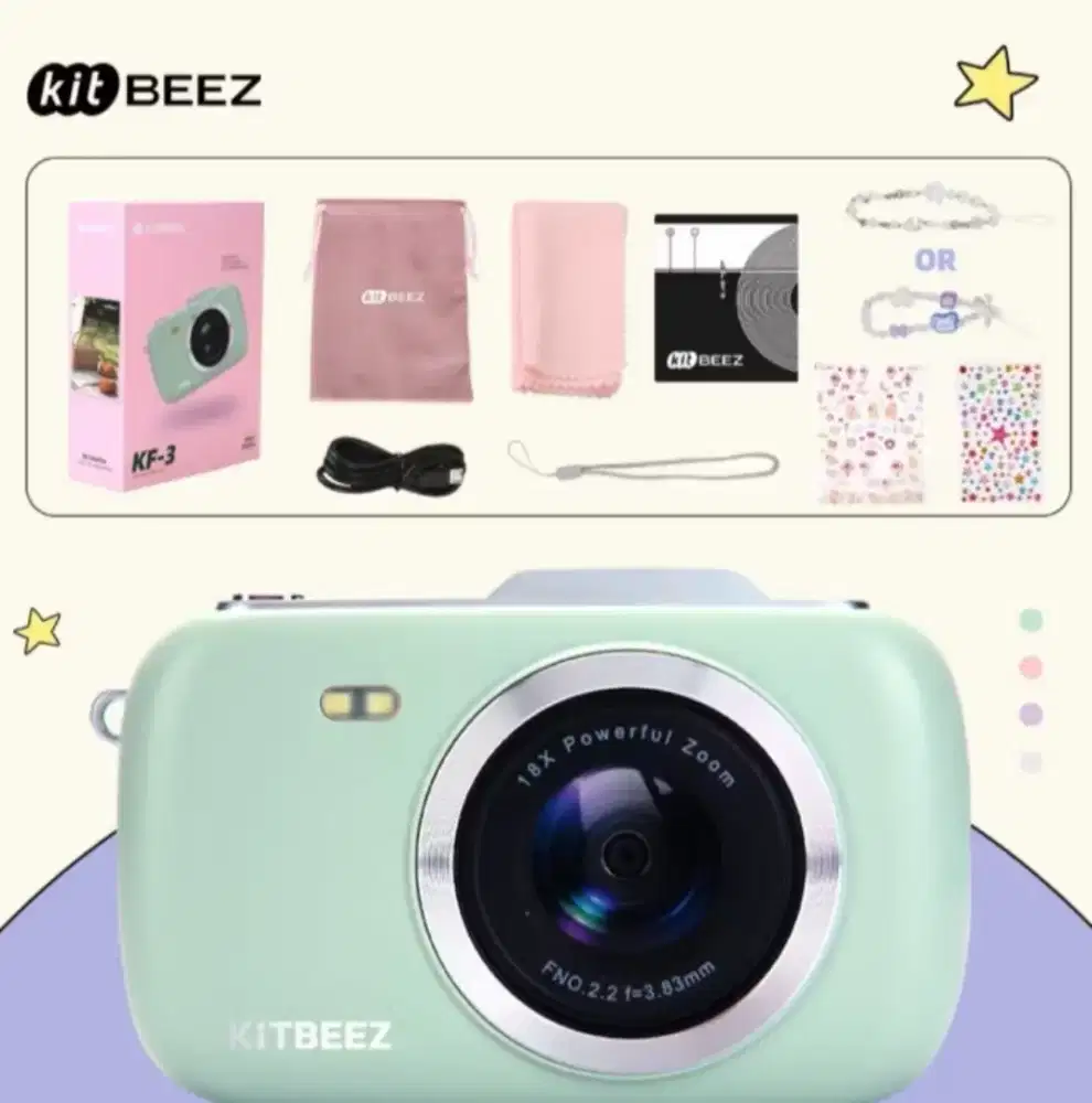 Kamera Kitbeez KF 3 HIJAU