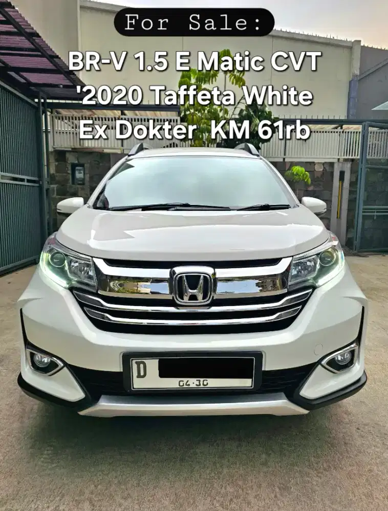 BRV 1.5 E Matic CVT Ex.Dokter KM 61rb 1 Tangan dr BARU