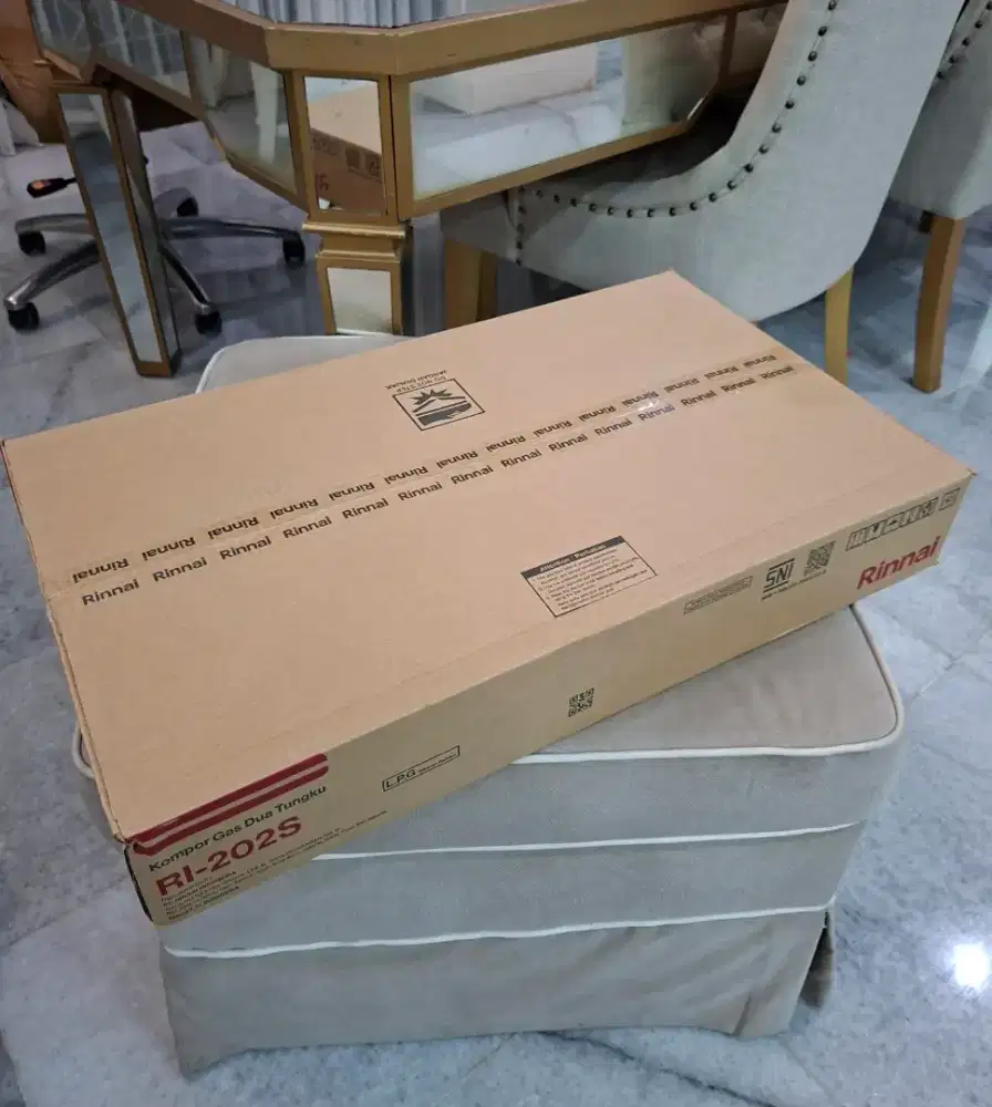 Kompor Gas Rinnai 2 Tungku RI-202S Sun Burner