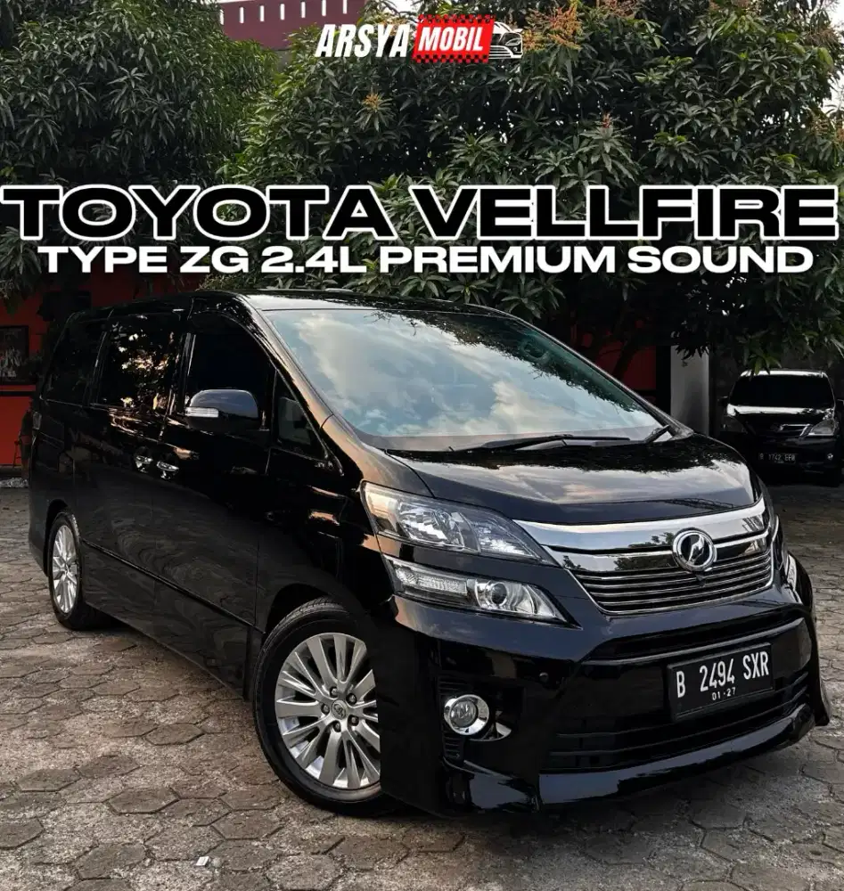 Vellfire ZG premium sound 2.4 at tahun 2014