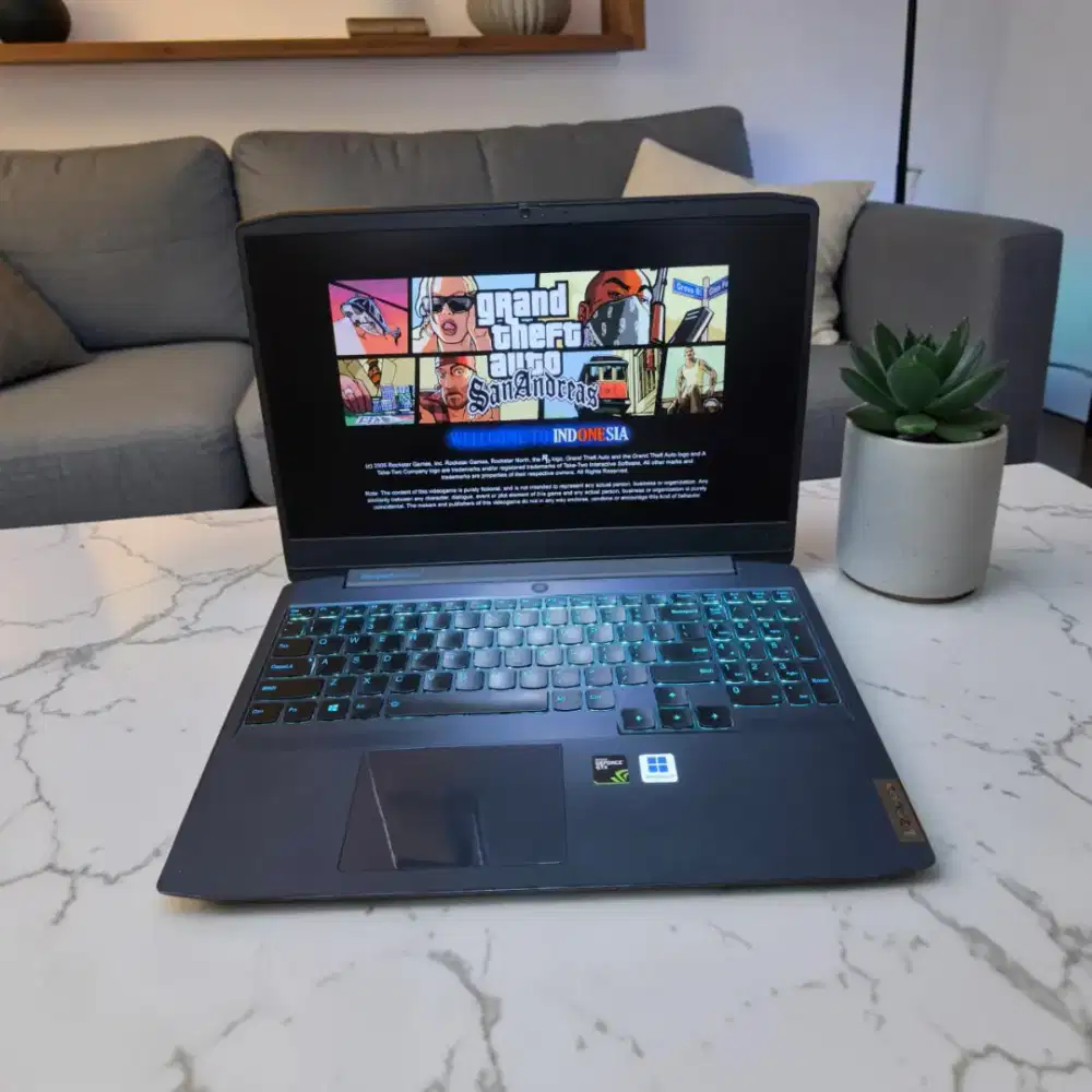 Laptop Lenovo Gaming GTX 1650Ti RYZEN RAM 16Gb SSD 512Gb DUAL VGA