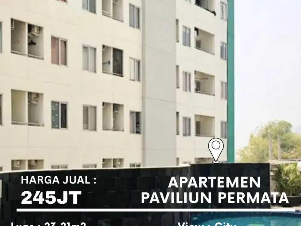 Dijual Apartemen Paviliun Permata Surabaya Barat