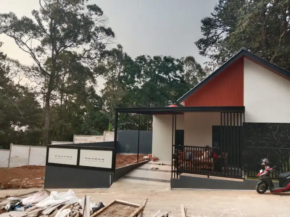 RUMAH BARU SIAP HUNI DEKAT JALAN RAYA BISA KPR