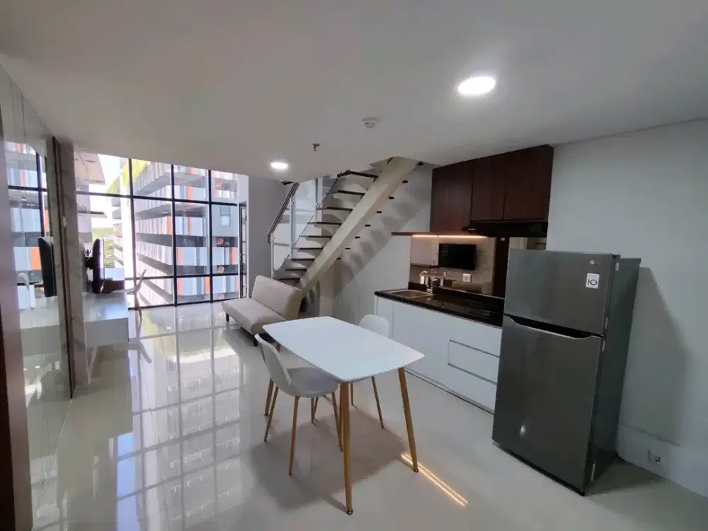 Disewakan Apartemen Soho Cornel 1.5LT Mezzaine Lantai 5 Furnish Dekat Universitas Ciputra Surabaya Barat