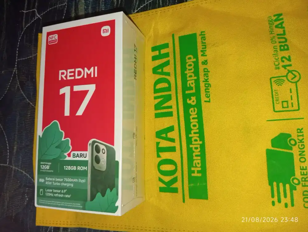 Redmi 17 Ram 6 128GB