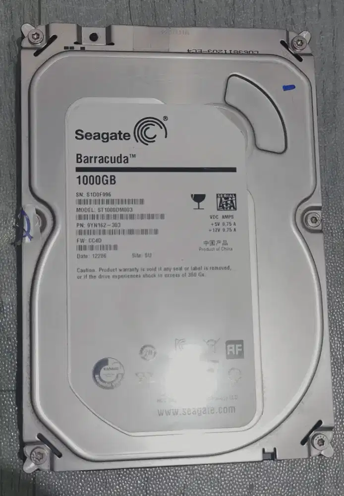 Harddisk Second 3,5inch Internal 1TB