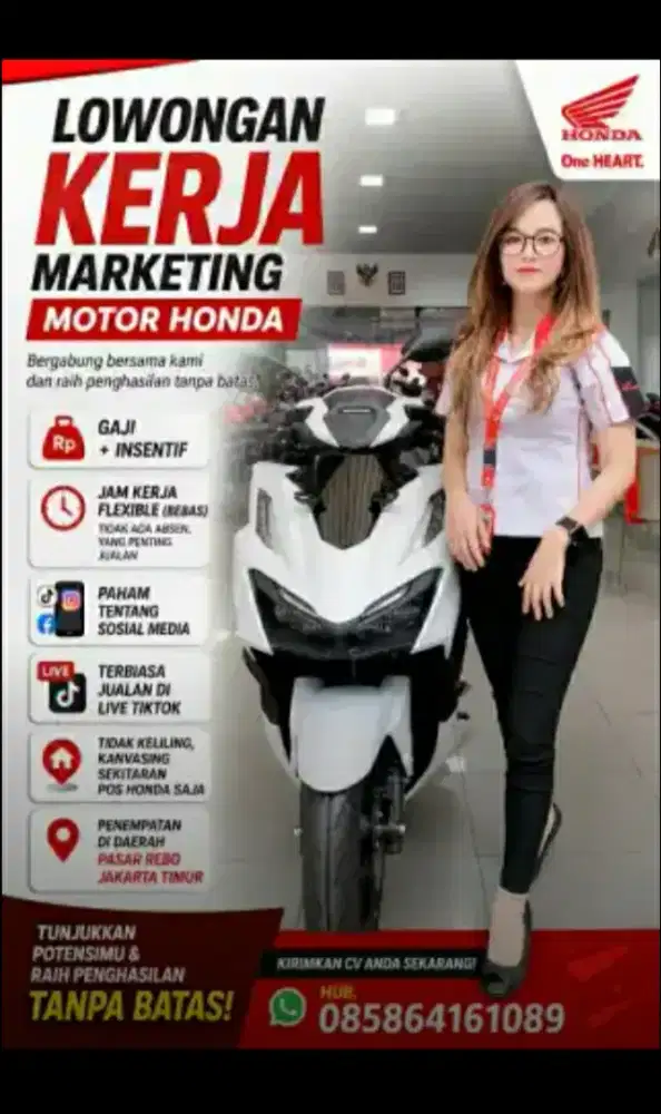 Lowongan Kerja Marketing Honda