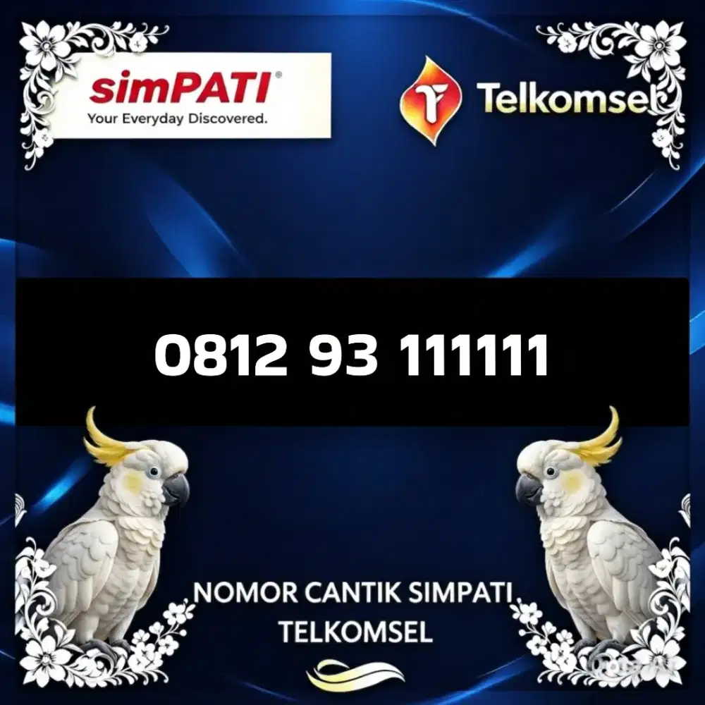 Nomor cantik simpati Telkomsel super