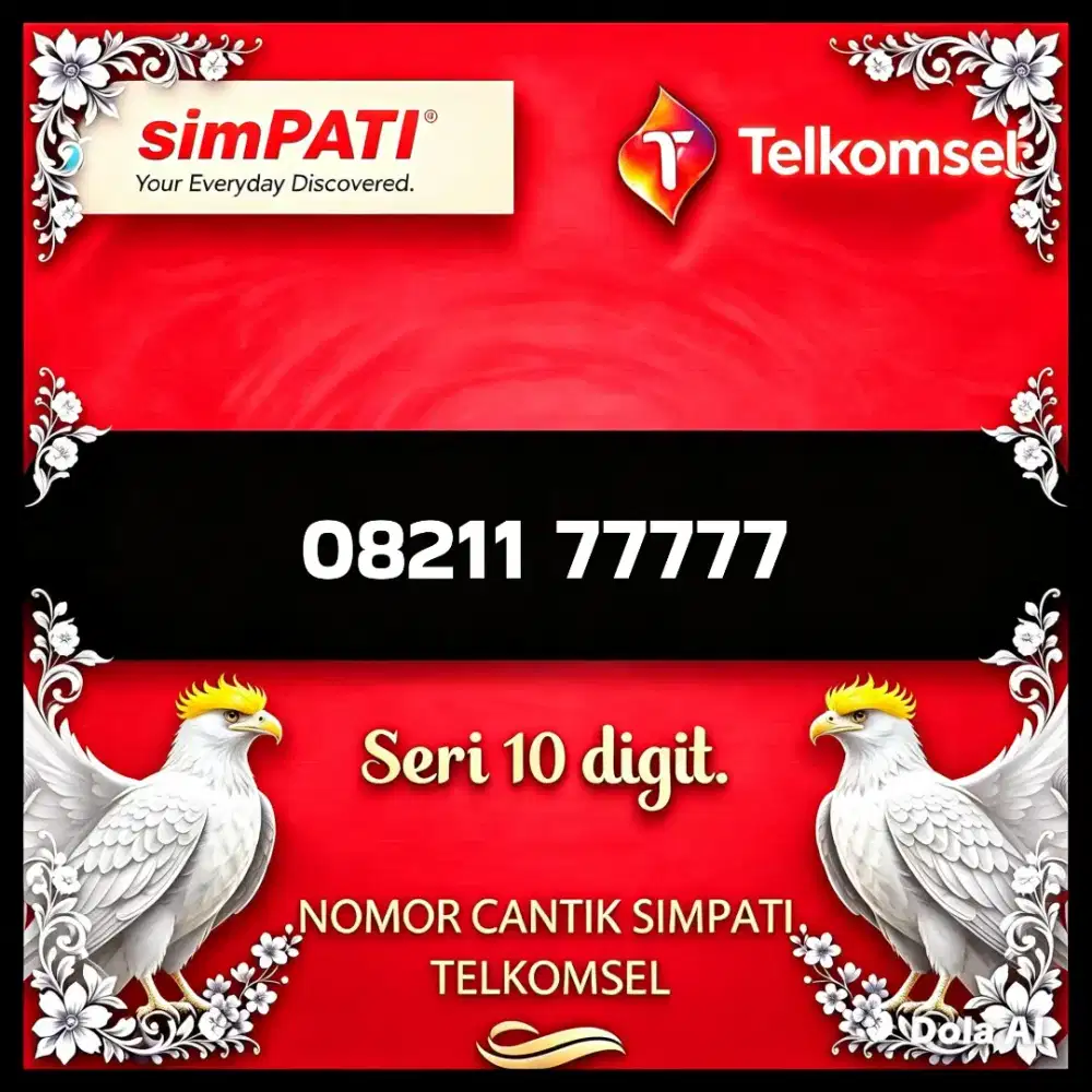 Nomor cantik simpati Telkomsel super