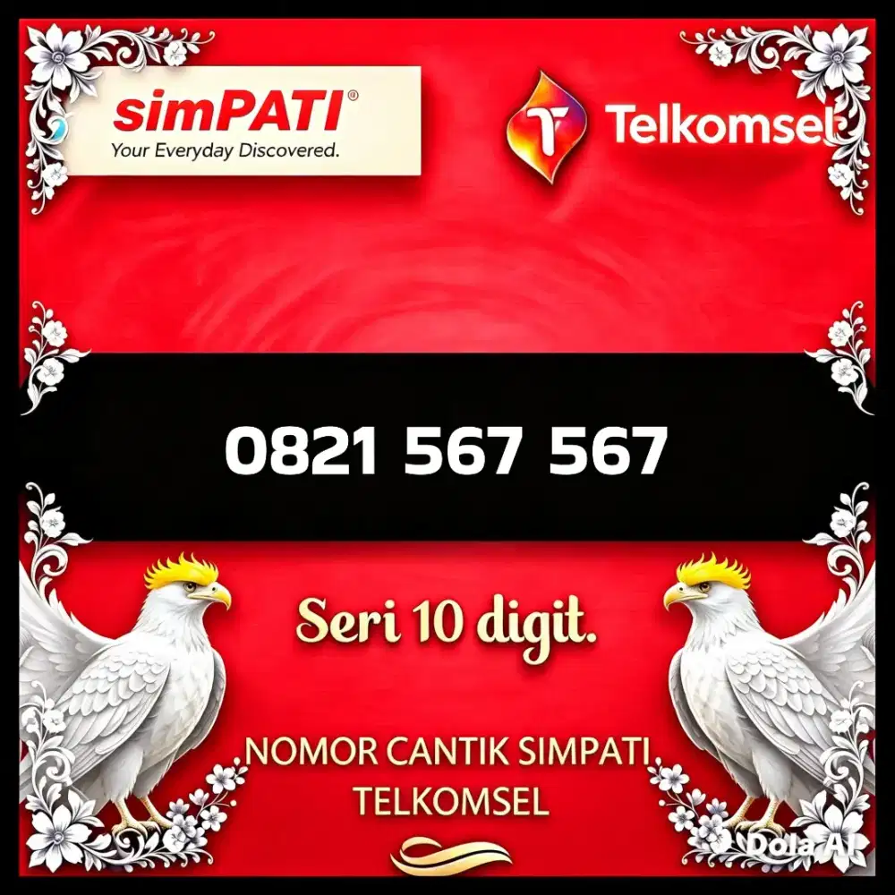 Nomor cantik simpati Telkomsel super