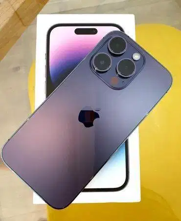 iphone 14 promax 128GB  deep purple  resmi beacukai A/B