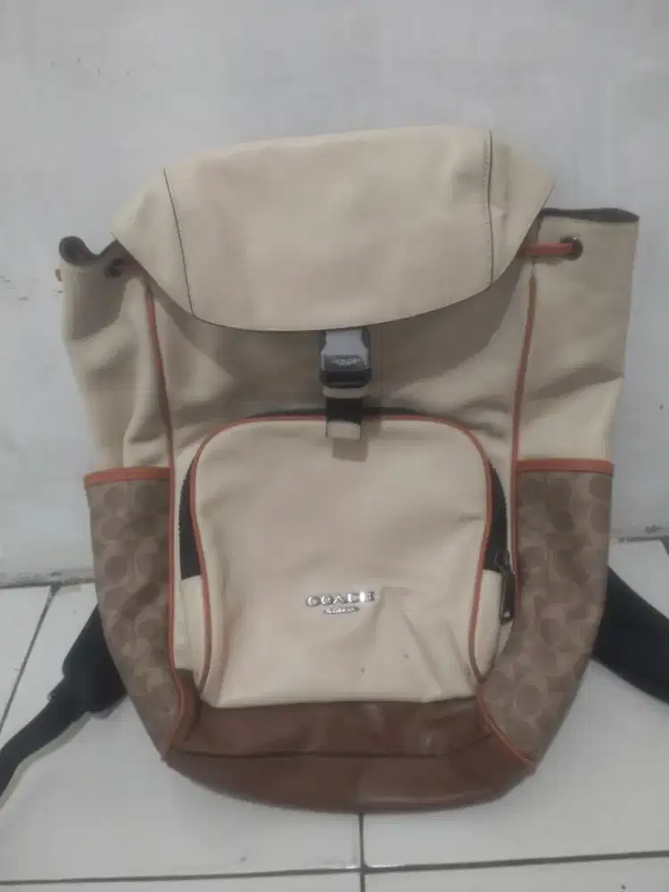 Tas Coach Ransel Kulit Original New York