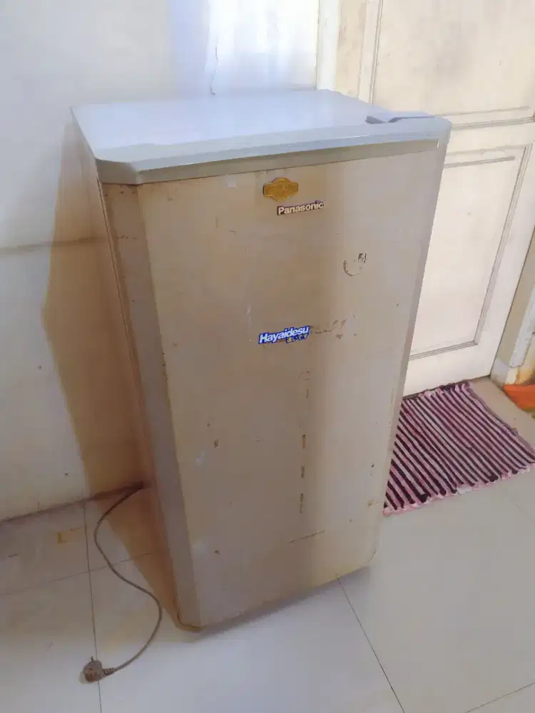 Jual kulkas Panasonic 1 pintu ex kios dingin, normal murmer aja