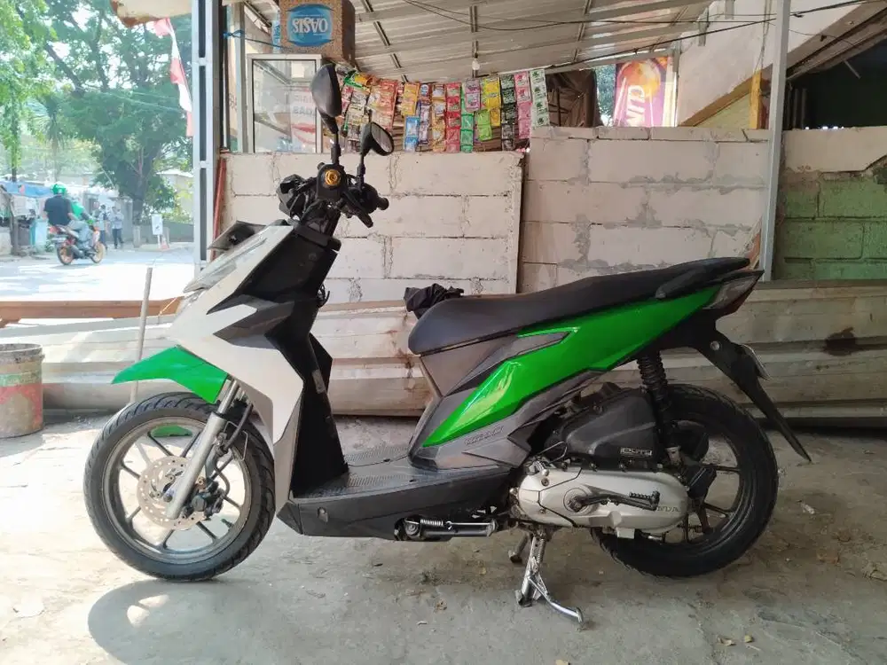 honda beat street putih 2018 second