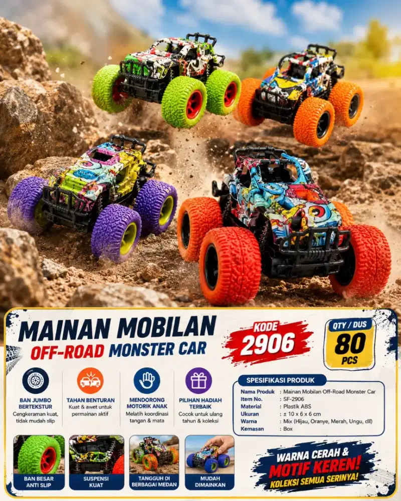 Mainan Mobil Jeep Graffiti Of Road 360