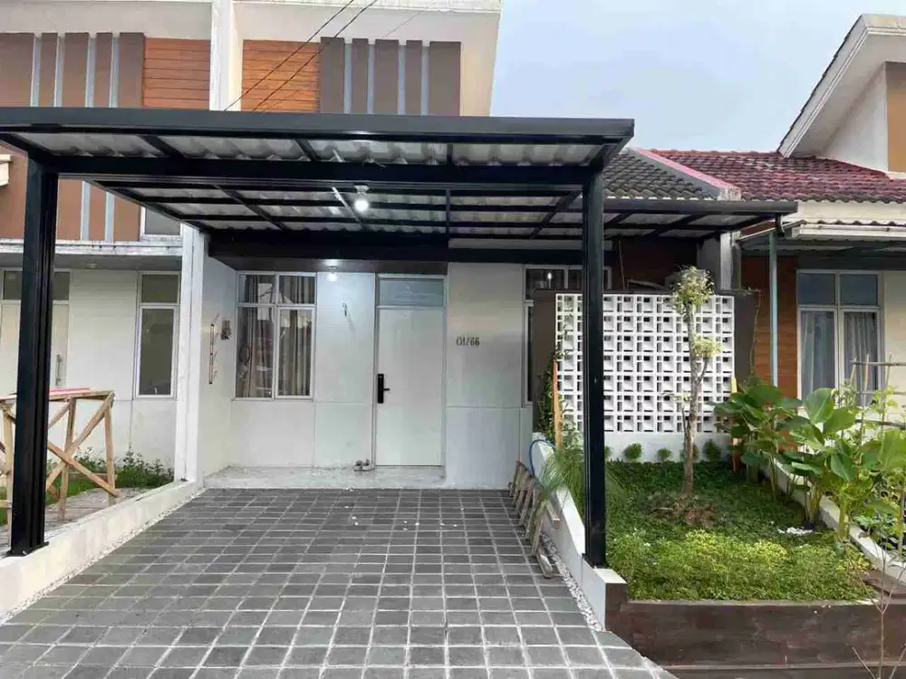 Rumah 1 Lantai Furnished 8 Menit Dari / Ke Stasiun Parung Panjang