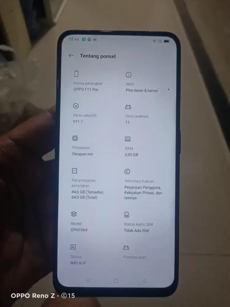 Oppo F11 pro 6/64