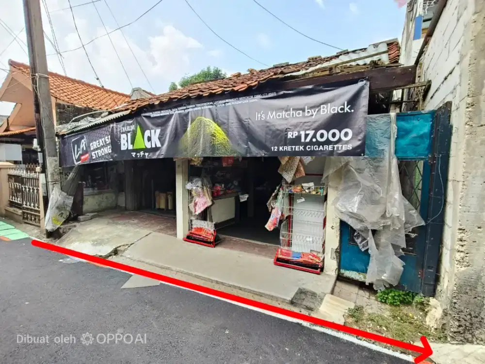 Rumah second dijual+warung sembako 950jt(136m²) Sukmajaya Depok
