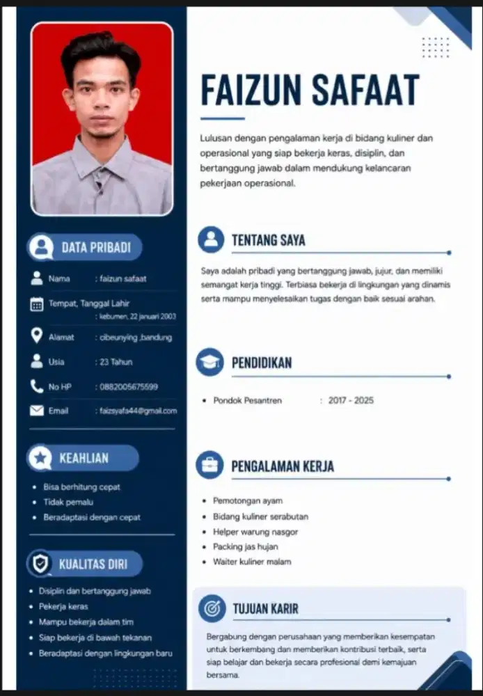 Mencari pekerjaan