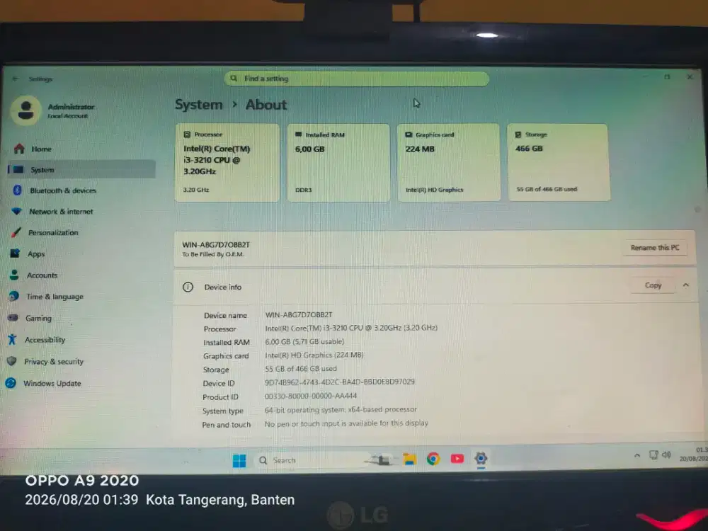 Assalamualaikum 1 Set Komputer PC siap pakai