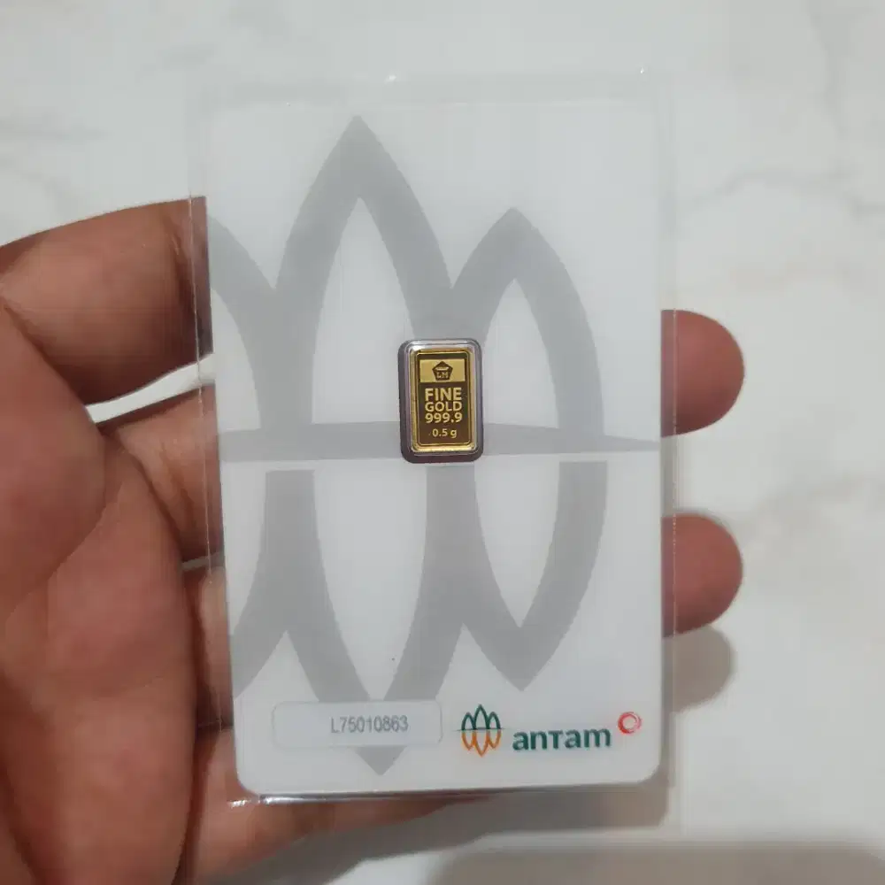 Emas Logam Mulia Antam 0,5 0.5 gr gram 2026 Surabaya Sidoarjo Gresik