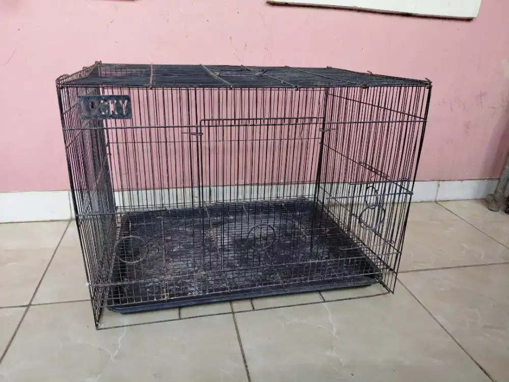 Kandang kotak besi 60x40 love bird