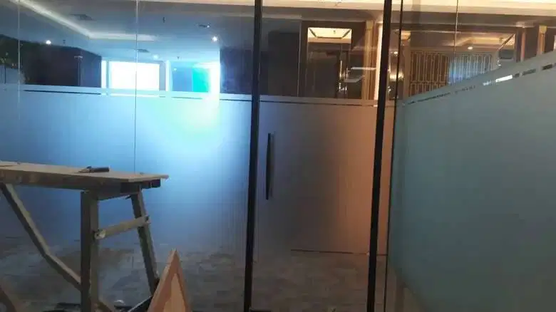Sandblast Dapur Kacafilm gedung Kaca film jendela Pabrik Kantor Cafe
