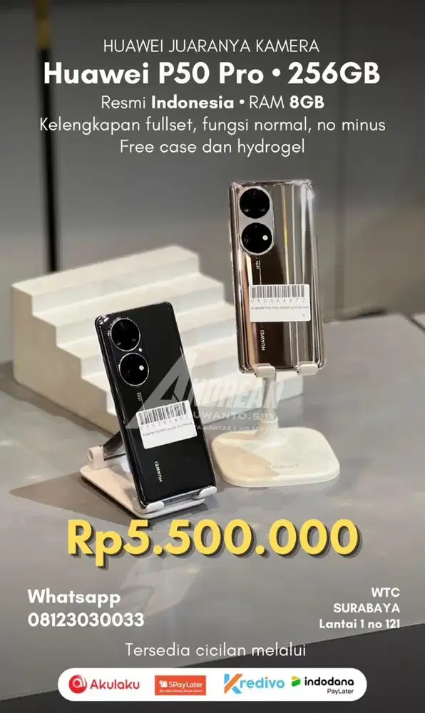 Second Huawei Pura 50 pro 8/256 gb resmi indonesia