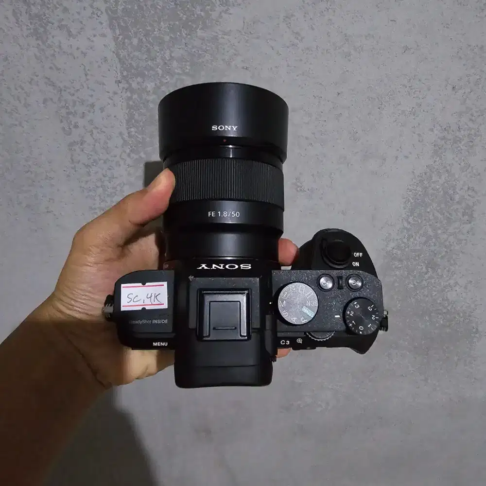Sony a7ii lensa 50mm fe
