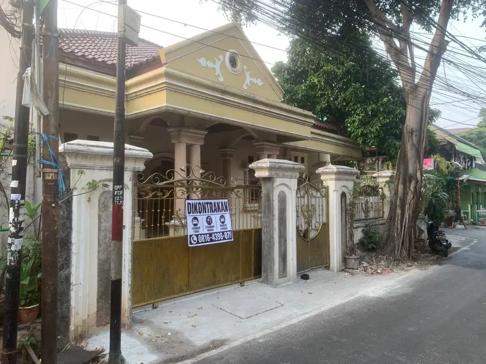 Dikontrakkan rumah 4 kt 3 km carport 2 mobil rawasari timur V jakpus