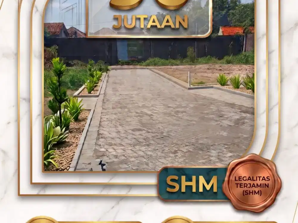 Tanah pekarangan murah siap bangun