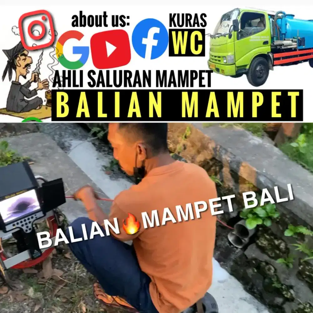 TUKANG MAMPET WC TOILET WASTAFEL & SEDOT WC KURAS WC UBUD GIANYAR