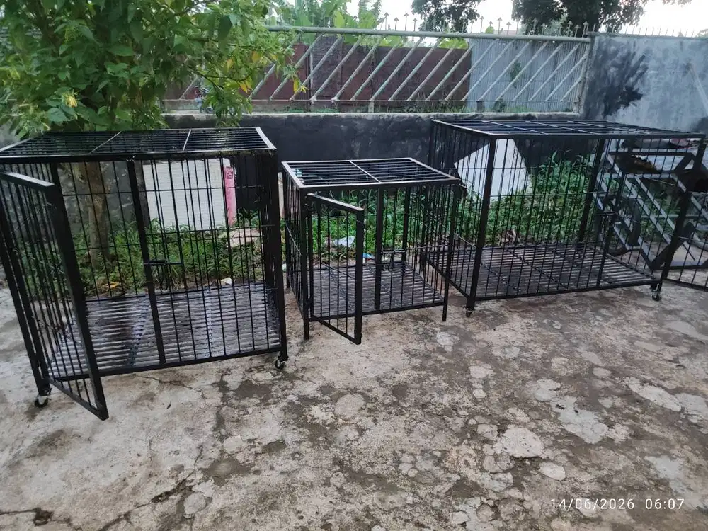 Kandang anjing tempahan murah