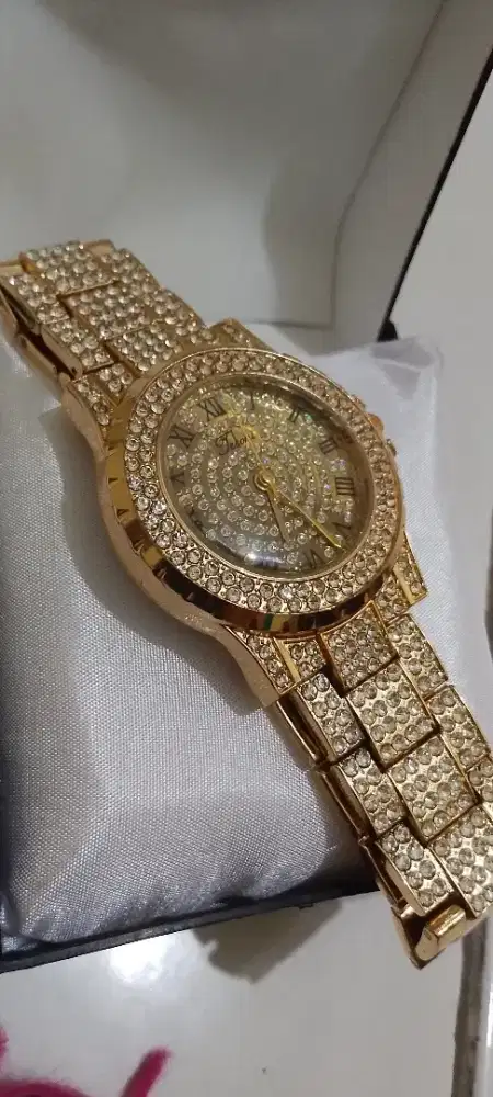 Jam Tangan brandcTECONI Ori full diamond