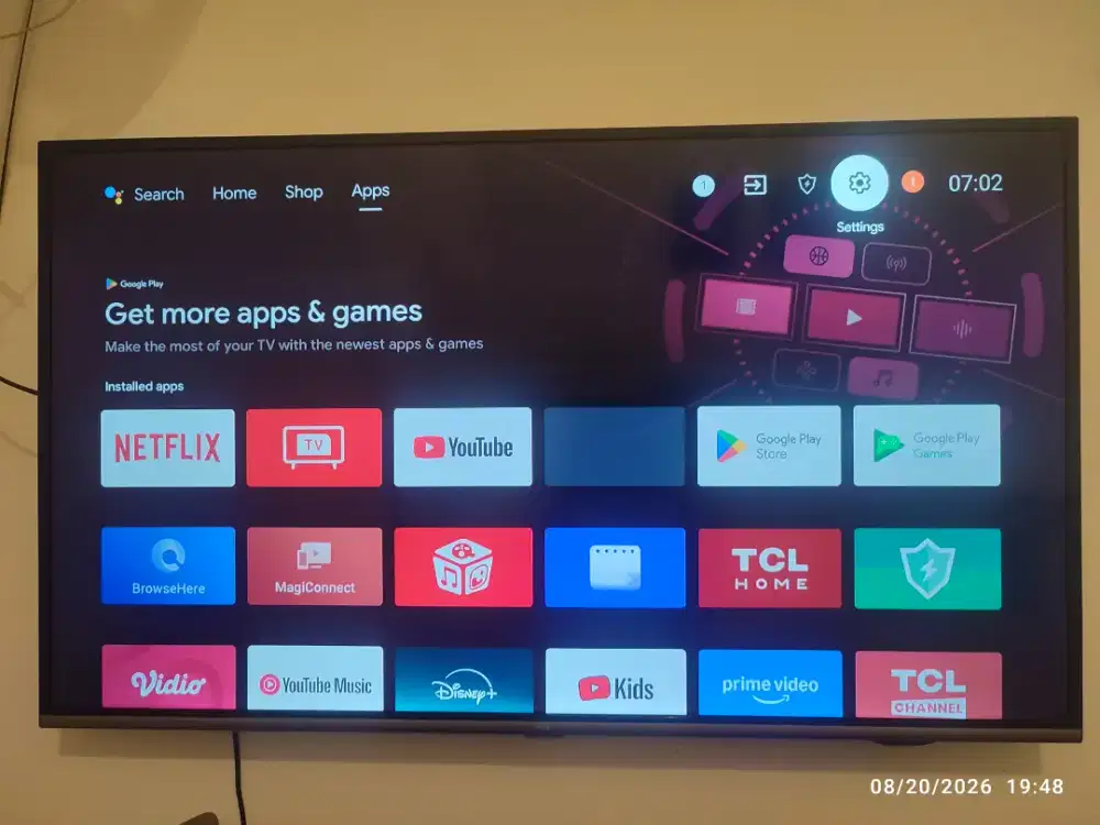 TV TCL A50 50inch