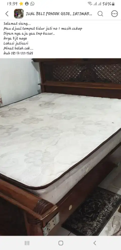 Di jual dipan Jati No 1
