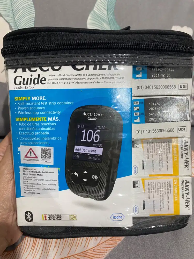 ACCU CHECK GUIDE ROCHE FAMILY PACK LENGKAP (masih dlm segel)