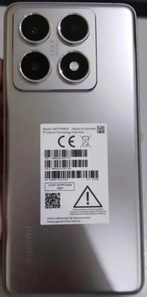 Xiaomi 14 T Pro
Ram 12 GB / 512 GB