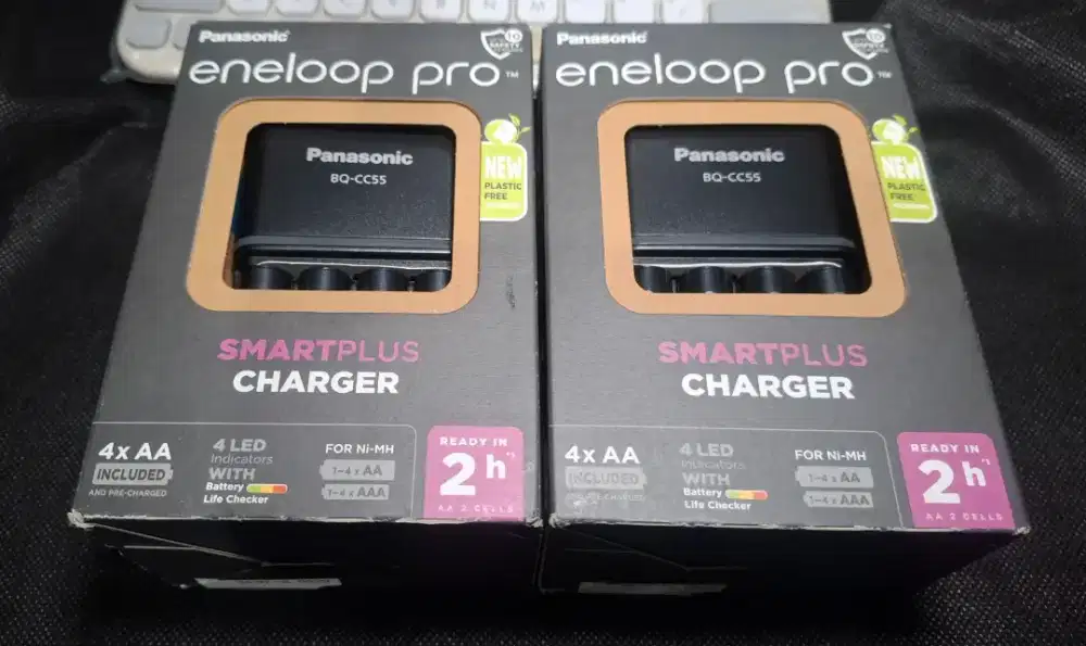 Baterai AA Charger Eneloop Pro Panasonic BQ CC55