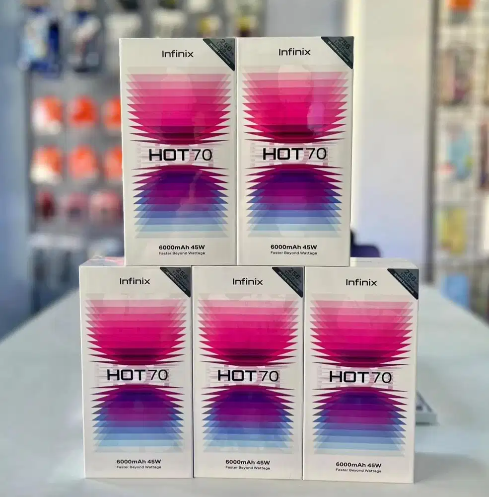 Infinix Hot 70 6/256 black (baru)/msi
