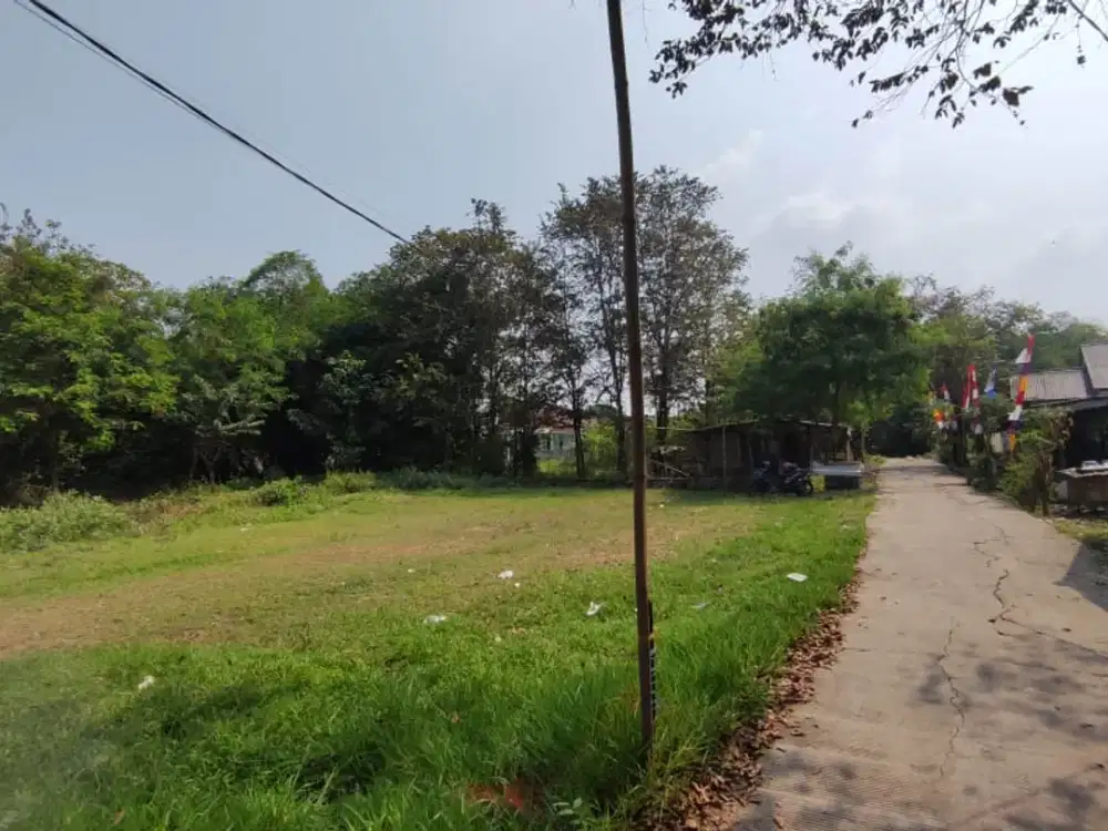 Tanah Kavling Luas di Hegarmanah Cikarang Timur Dekat Stadion Wibawa Mukti