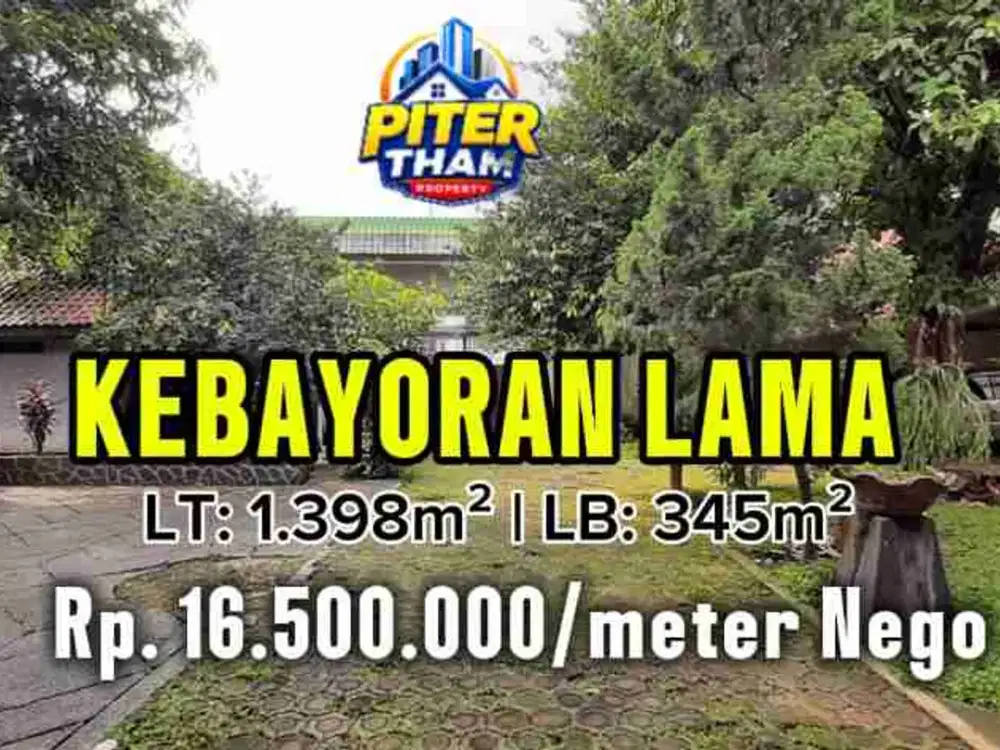 Dijual rumah lama area komersil cocok untuk kantor