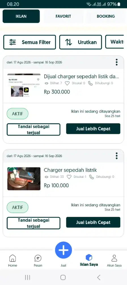 Dijual tanya saja dulu