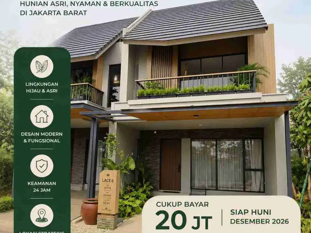 Dijual rumah baru Citra 8 Forestine Lacewood