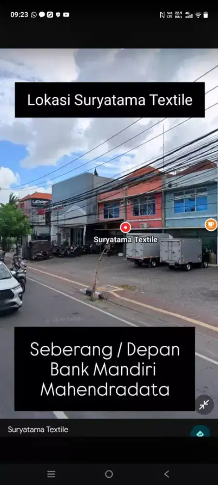 Driver kirim barang grosir textil utk di Mahendradata Dps Barat