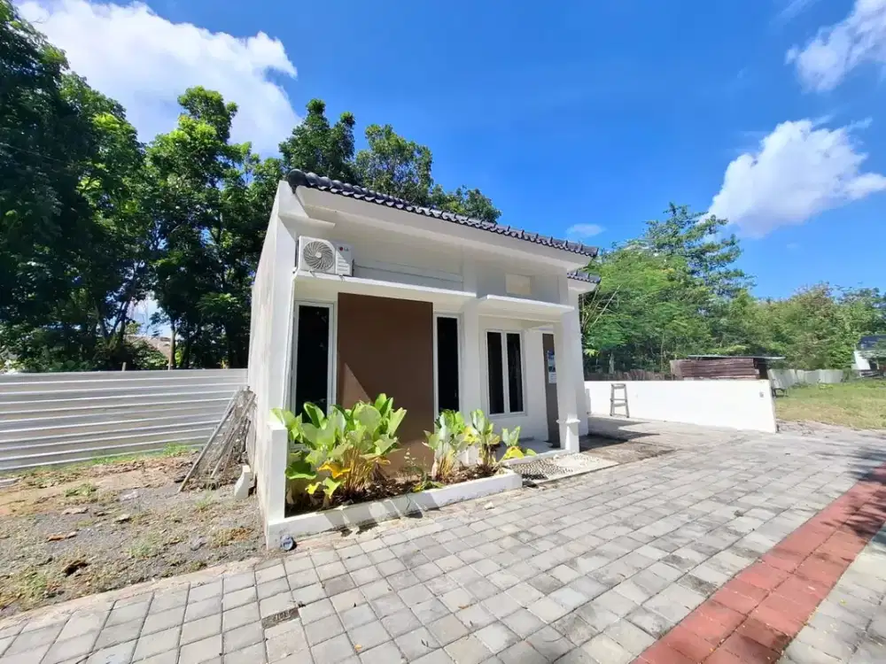 Rumah Klaster One Gate System di Bantul Jalan Aman Mobil Papasan Free 2 AC