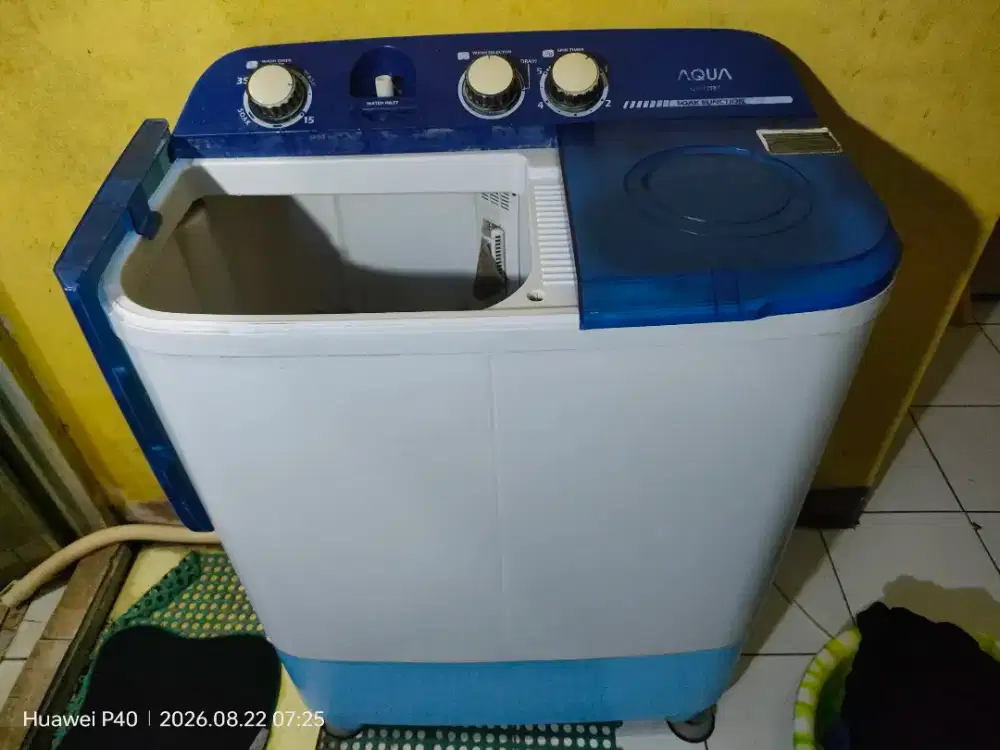 Mesin cuci aqua ukuran 7, 5 kilo