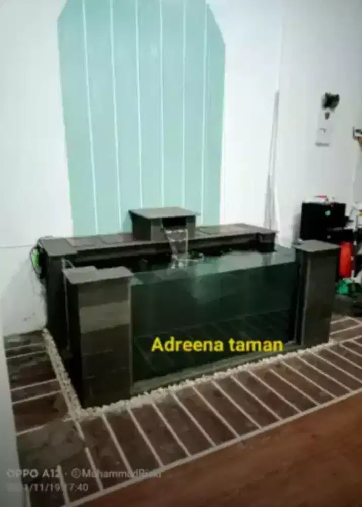 Kolam koi minimalis.