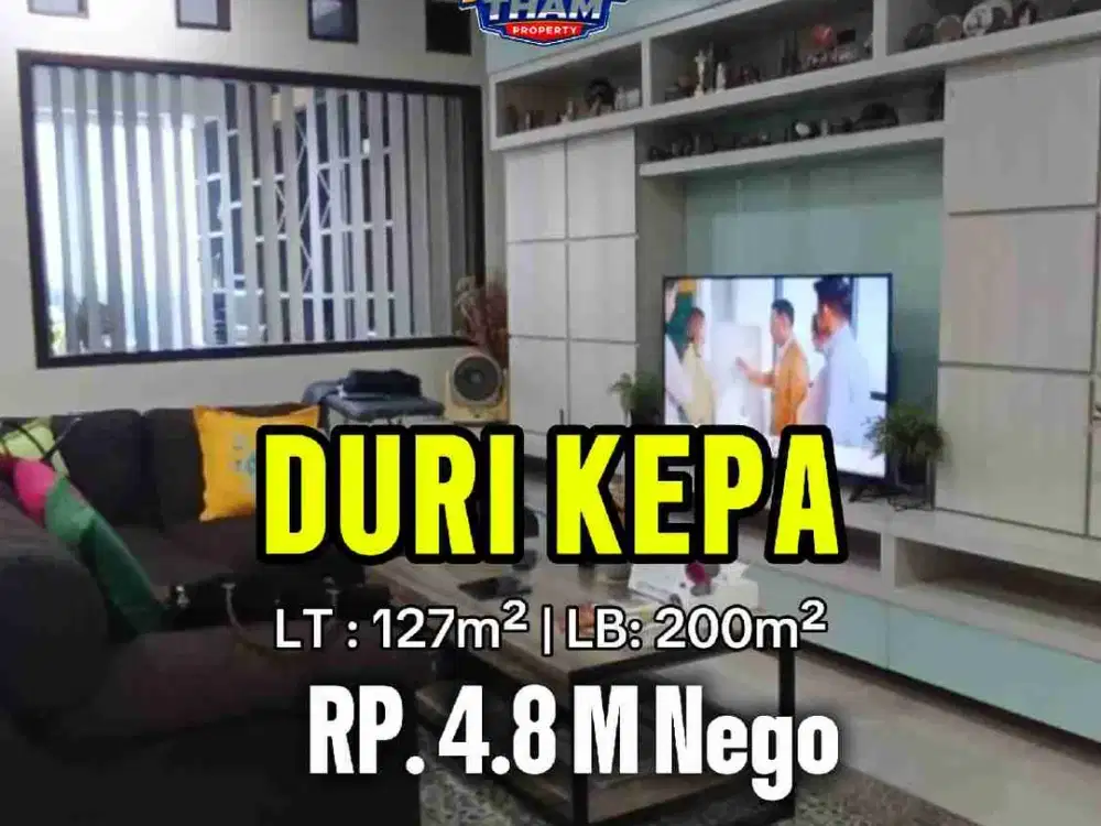 Dijual Rumah rapi 5.8x22 7 menit ke central park mall